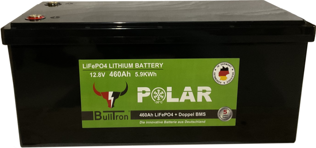 Batterie BullTron Polar 460 Ah LiFePO4 12,8 V Akku mit Doppel-BMS, Bluetooth App, aktiver Balancer und Heizung