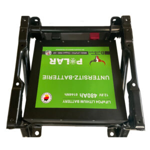 Batterie BullTron Untersitz Polar 480 Ah LiFePO4 12,8 V Akku mit Doppel-BMS, Bluetooth App, akt. Balancer und Heizung