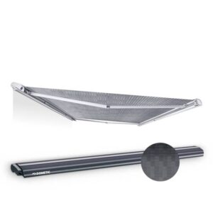 DOMETIC Dachmarkise PerfectRoof PR 2500 600 x 275 cm Tuch Fb. horizon grey Geh. Fb. anthrazit 12 V Motor