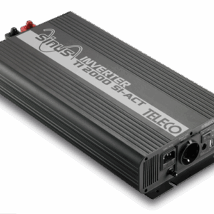 Sinus-Wechselrichter TELECO TI 2000 SI-ACT-RAL 7016 mit 12 V Anschlusskabel