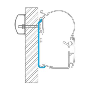 Markisenadapter DOMETIC PW1100, PW1500 für Jumpy, Expert, ProAce 2016 RHT Montage rechts