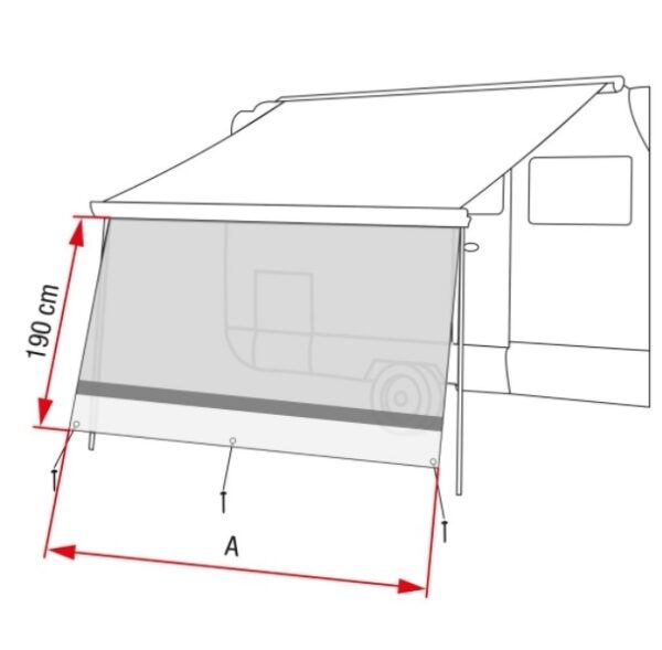 Vorderwand FIAMMA Sun View XL 550 513 x 190 cm – Bild 3
