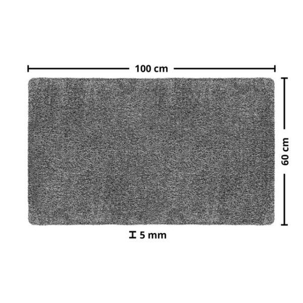 Fußmatte LAKO Aquastop 60 x 100 cm Farbe grau – Bild 4