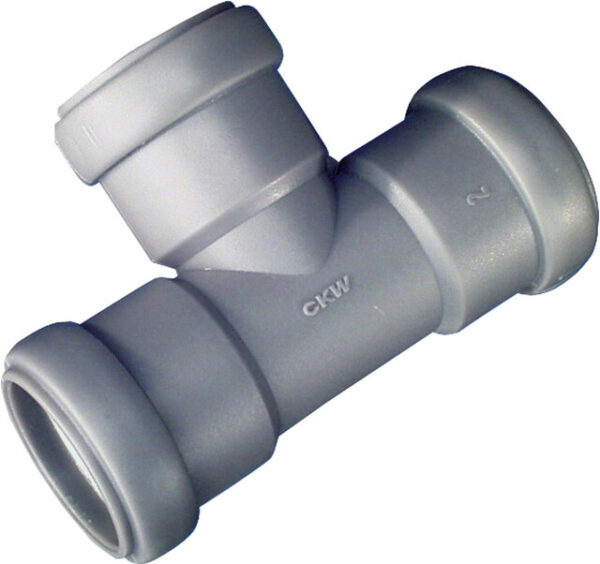 T-Stück 90° zu AW-Rohrsystem 28 mm mit Dichtung