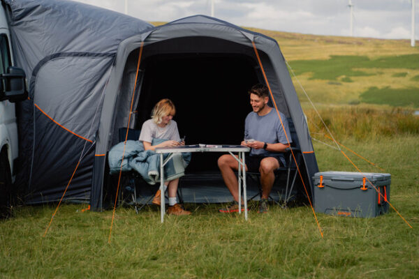 Busvorzelt Vango modular Versos Air Mid Farbe cloud grey – Bild 9