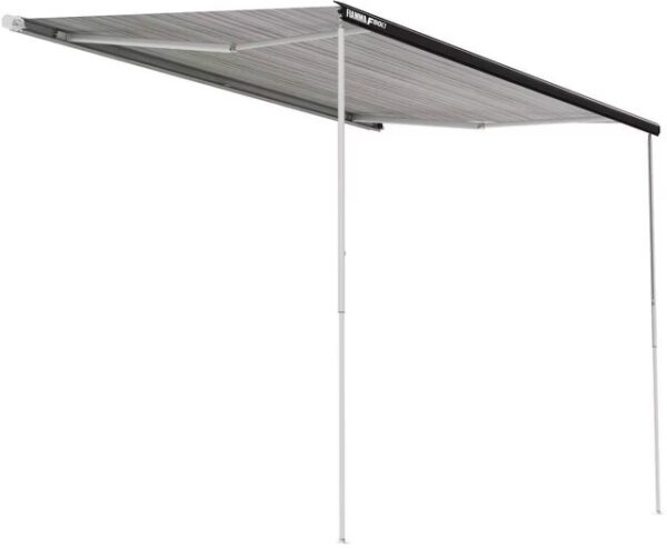 Dachmarkise Fiamma F80 S 370 x 250 cm Tuch Fb. royal grey Gehäuse Fb. deep black