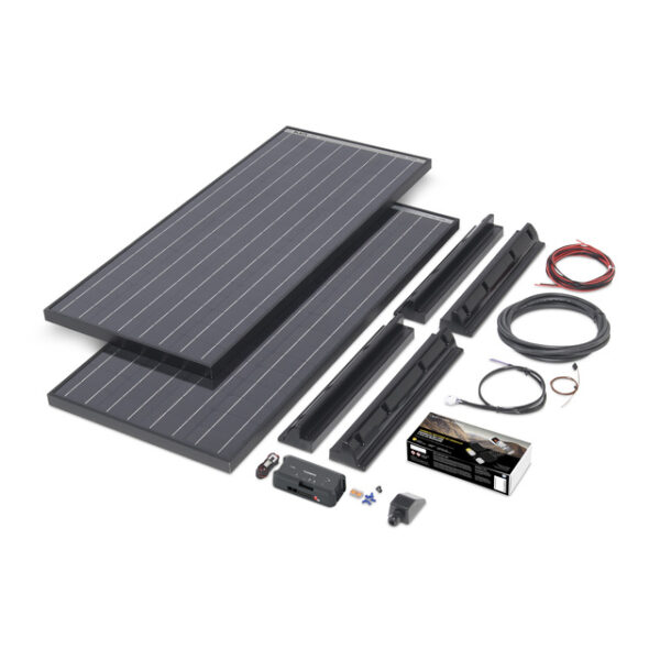 Solar-Komplettanlage BÜTTNER ELEKTRONIK MT 220-2 MC, 2 x 110 W