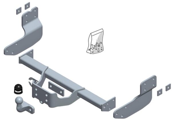 Anhängerkupplung BRiNK® passend für FordTransit Custom V362 Bus MJ 04/2012-12/2020 22, Kasten MJ 09/2012-12/2022 – Bild 3