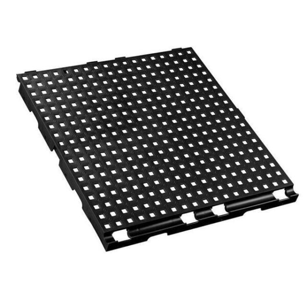 Bodenplatte Isabella IsaFloor gelocht 50 x 50 cm Farbe Farbe schwarz