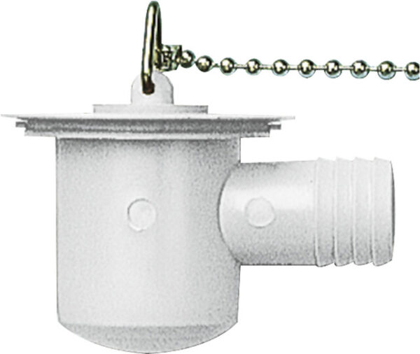 Siphon-Geruchsverschluß 19 mm , Farbe weiß