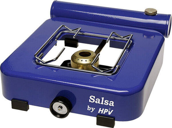 Spirituskocher Salsa einflammig blau 250x95x320