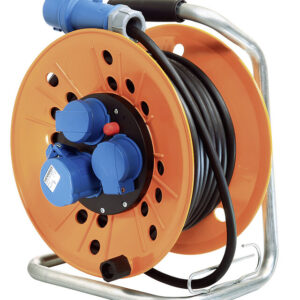 Kabeltrommel CEE 230 V Kabellänge 25 m Farbe orange