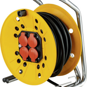 Kabeltrommel Profi 230 V Kabellänge 25 m Farbe orange