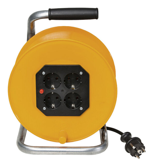Kabeltrommel  Kabellänge 25 m Farbe orange – Bild 2
