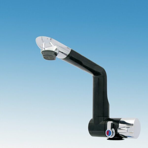 Automatik-Mischer Comet Arona O1,5   Auslauflänge 160 mm Farbe schwarz / chrom
