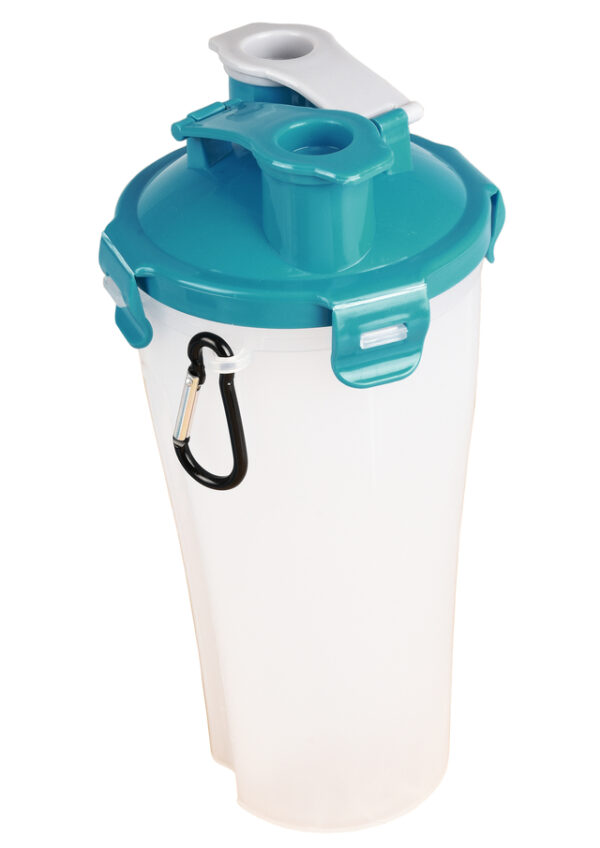 2in1 Reisebecher Trinka Flamingo für Wasser & Futter – Bild 3
