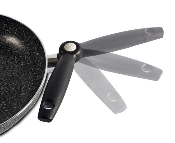 Pfanne BEAVER BRAND WOK STONEROCK Farbe stone grey – Bild 2
