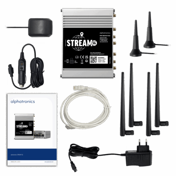 Router STREAM 5G alphatronics Paket mit Antennen – Bild 3