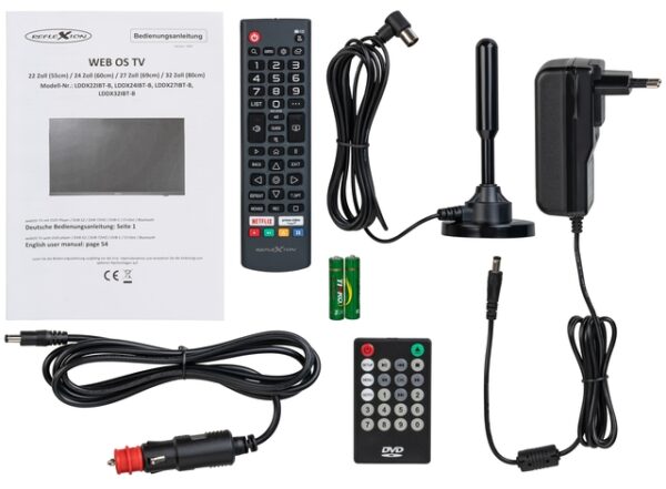 Fernseher Reflexion LDDX22IBT Smart TV frameless edition X-Line mit DVD 22 Zoll – Bild 6