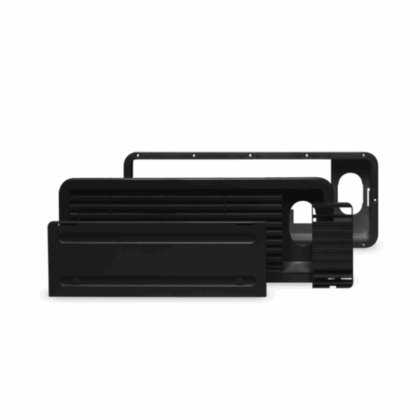 Lüftungsgitterset DOMETIC LS 100 oben Farbe schwarz