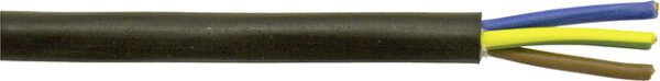Elektroleitung H05VV-F PVC Farbe schwarz Kabellänge 20 m