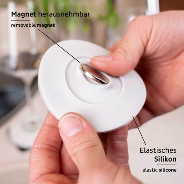 Magnet-Kondom silwy für Stilgläser grey – Bild 3