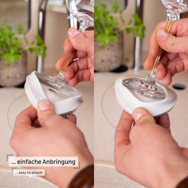 Magnet-Kondom silwy für Stilgläser grey – Bild 4