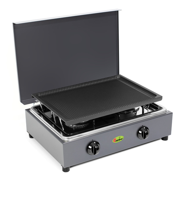 CF Parker Gaskocher Parker 200 GSPGPS 30 mbar, mit zwei Brennern, für den Innenbereich – Bild 3