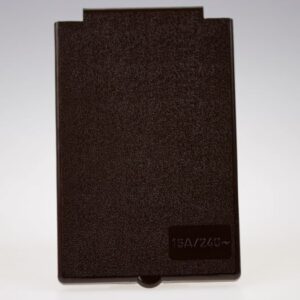 Klappdeckel  zu MPK Einspeisungssteckdose Farbe braun