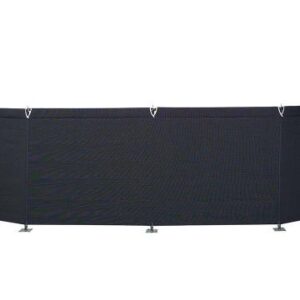 Windschutz Isabella 4 teilig Farbe grau