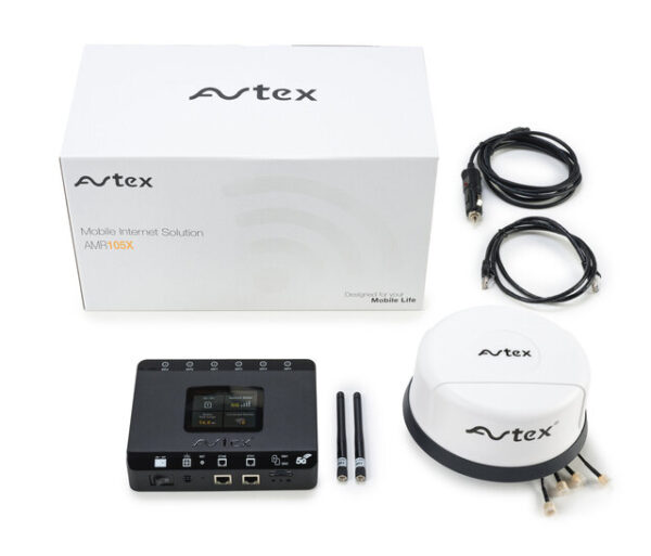 Router Avtex 5G LTE/WLAN mit 5G Antenne Farbe schwarz
