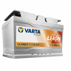 Lithium Batterie Varta 100 Ah mit Heizung Farbe silber