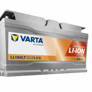 Lithium Batterie Varta 150 Ah mit Heizung Farbe silber