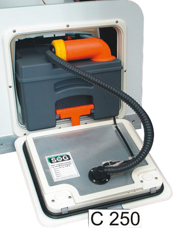 Toilettenentlüftung SOG Typ F - Thetford C 250 / 260 Dachvariante