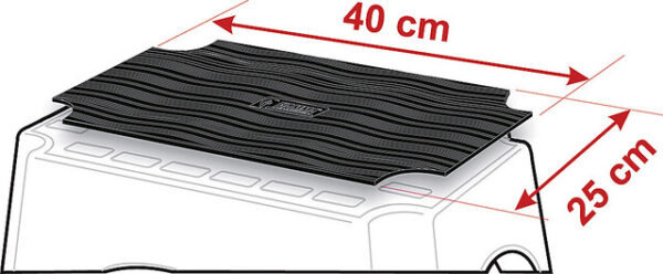Gummimatte FIAMMA zu Trittstufe 40 x 25 cm – Bild 2