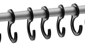 Hakenleiste Heusser products Metall Rapik mit 7 Haken Farbe grau