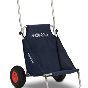 Beach Rolly Eckla Sitz- und Transportwagen mit Lufträder Farbe blau