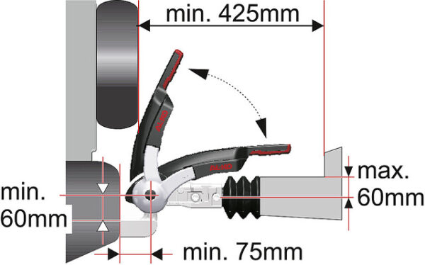 Sicherheitskupplung Al-Ko AKS 3004 horizontal / kreuz schwarzer Griff – Bild 4