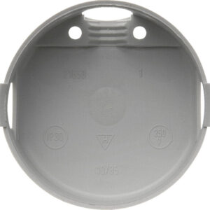 Berührungsschutzdose Berker flach Farbe grau Ø 45 mm