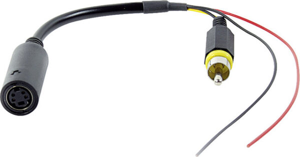 Monitor Adapter Caratec 4-pol. auf Cinch Stecker