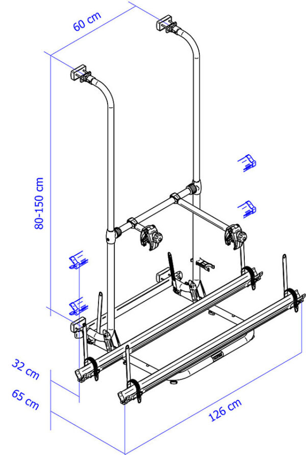 Fahrradträger Thule Sport G2 Standard 2 Räder Traglast 50 kg – Bild 4