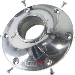 Aufbaurossette chrom für Tischfuß 70 cm