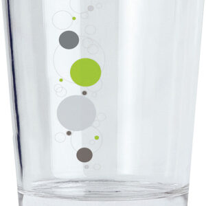 Glas SAN Brunner Space 300 ml Fb. transparent / grau / lime