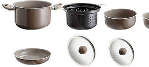 Topfset Alu Brunner Chocolate 10-tlg.