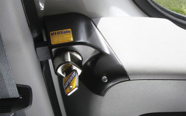 Riegelschloss HEOSafe passend für Fiat Ducato X250/X290 ab 2006 - Sept. 2021, Jumper/ Boxer ab 2006 abschließbar – Bild 4
