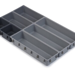 Schubladen-Organizer-Set Joseph Joseph Blox™ 7-teilig, Farbe grau / taupe