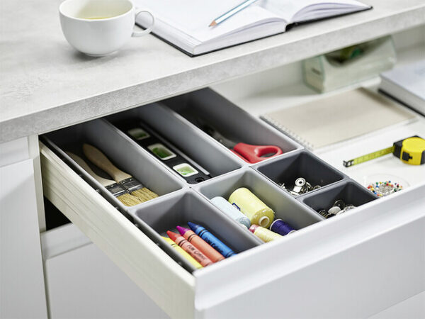 Schubladen-Organizer-Set Joseph Joseph Blox™ 7-teilig, Farbe grau / taupe – Bild 2