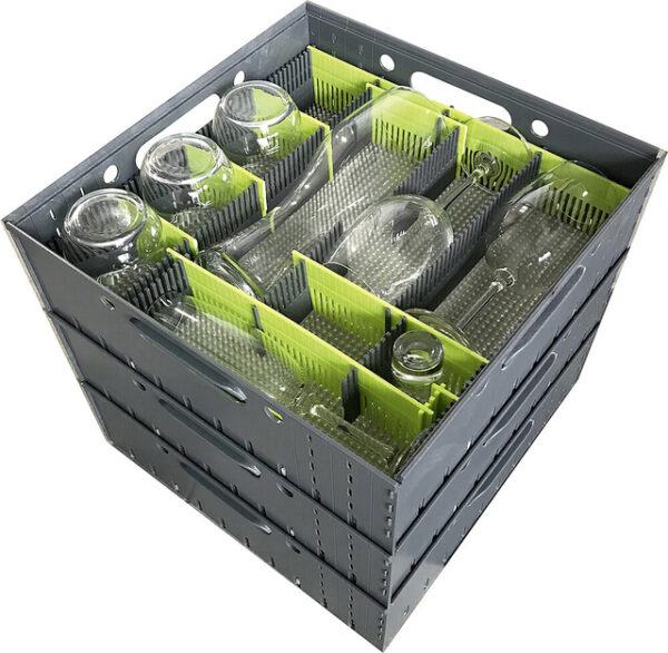 Stautower 3er-Set purvario Stapelboxen – Bild 2