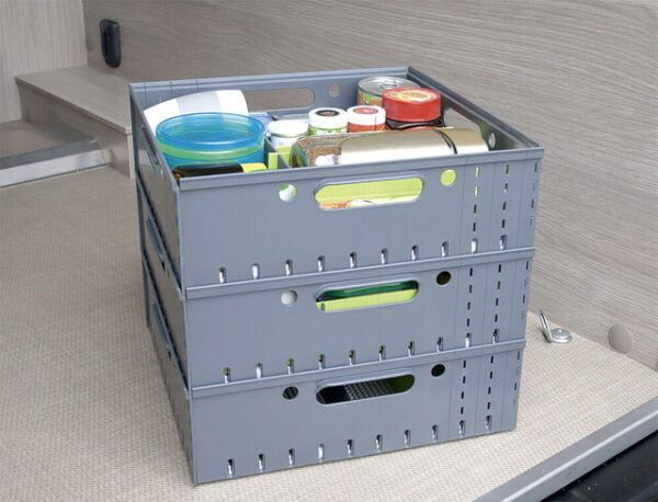 Stautower 3er-Set purvario Stapelboxen – Bild 3