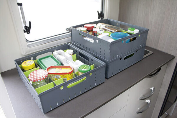 Stautower 3er-Set purvario Stapelboxen – Bild 4